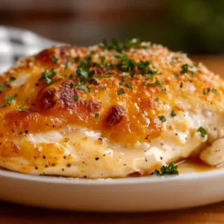 MIYM Chicken with golden cheese topping