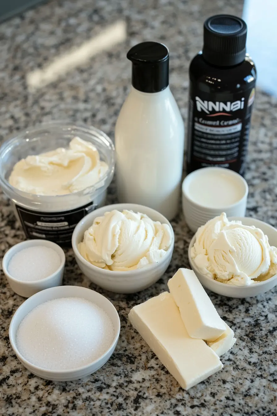 Irresistible Ninja Creami Vanilla Ice Cream Recipe You’ll Love! 8 Ninja Creami vanilla ice cream ingredients"