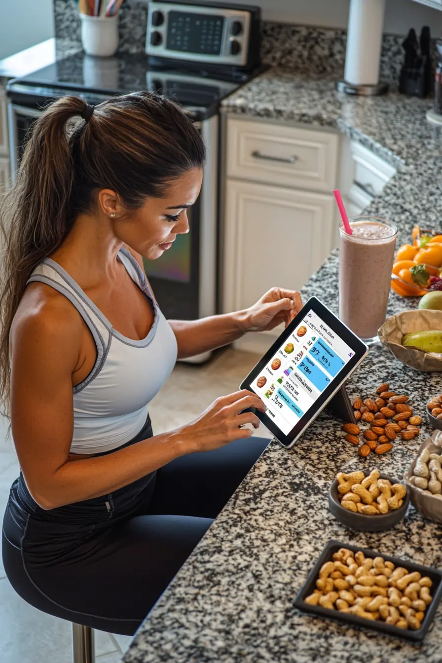 Calculate Your Daily Calories For Weight Loss Success 3 Woman using calorie tracking app for Calculate Your Daily Calories for Weight Loss Success