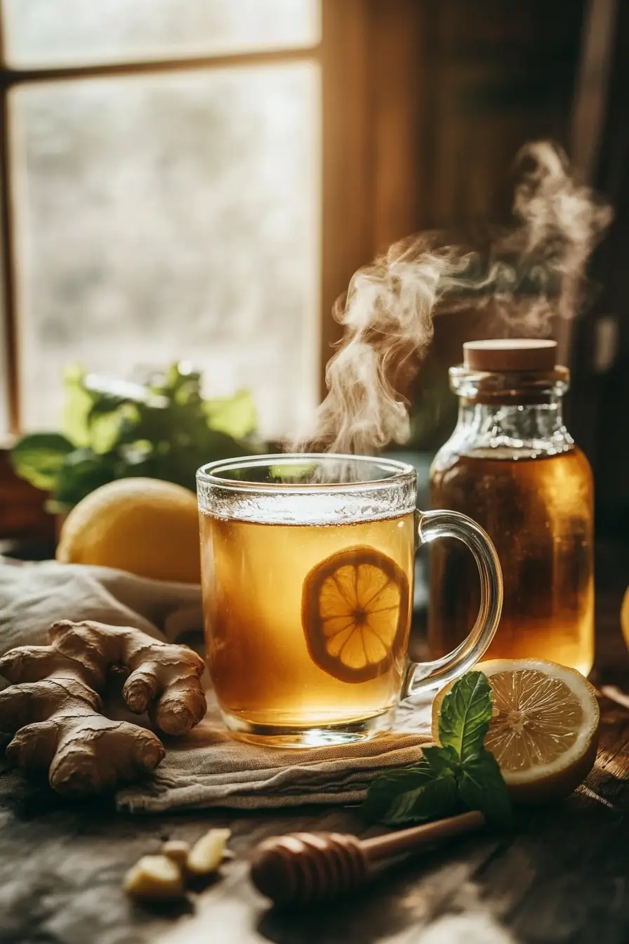4-Ingredient Natural Mounjaro Recipe: A Simple Way to Support Your Health 12 Apple cider vinegar beside Natural Mounjaro Drink ingredients