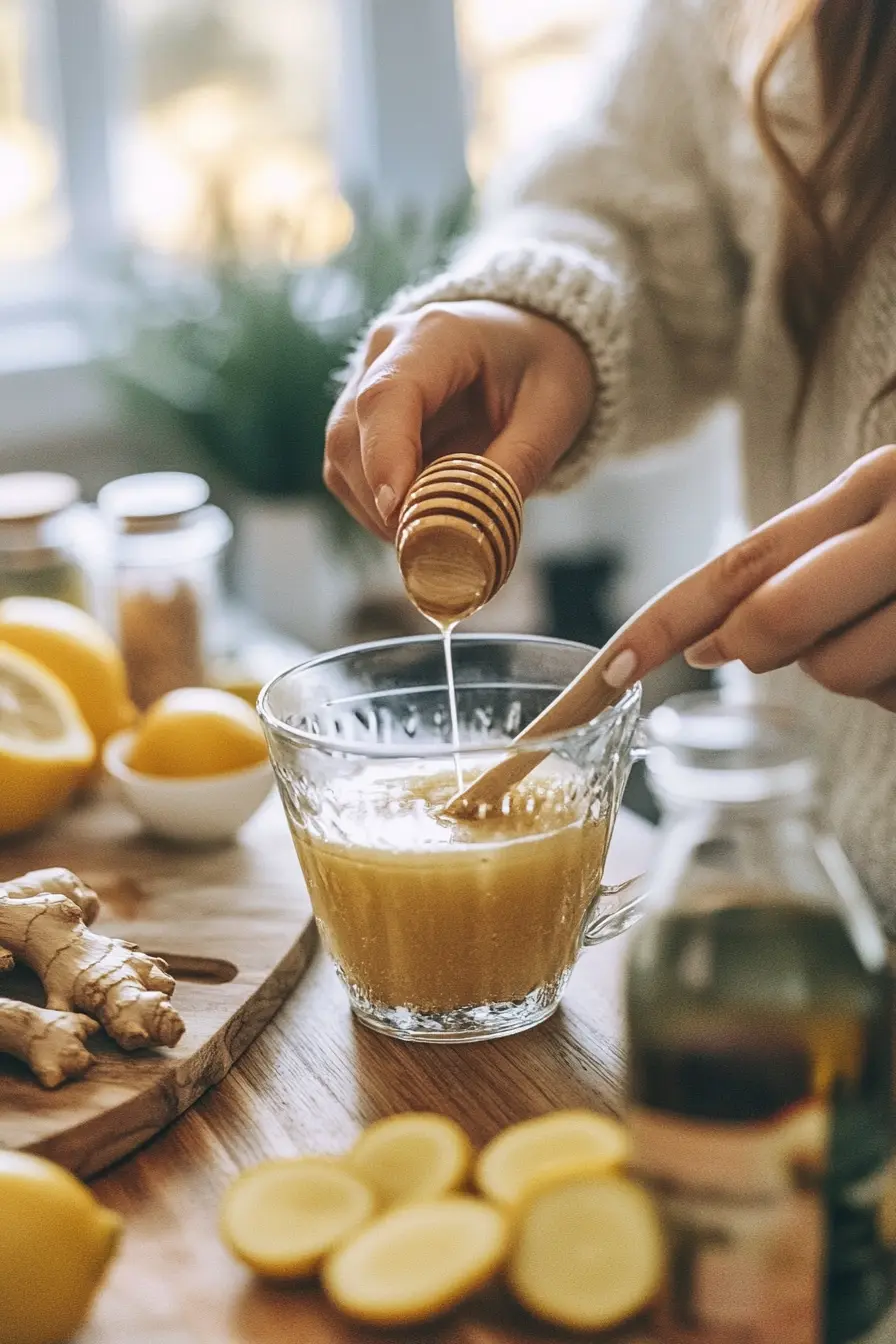 Natural Mounjaro Recipe Ingredients You Need (Complete List) 10 Preparing homemade Natural Mounjaro detox drink.