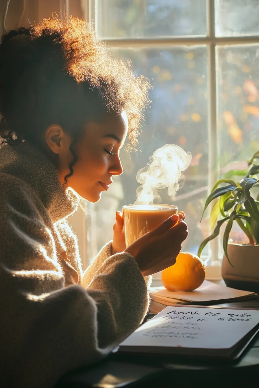 Mounjaro Recipe Ingredients: Everything You Need to Know 12 Woman enjoying Mounjaro drink as part of her healthy morning routine