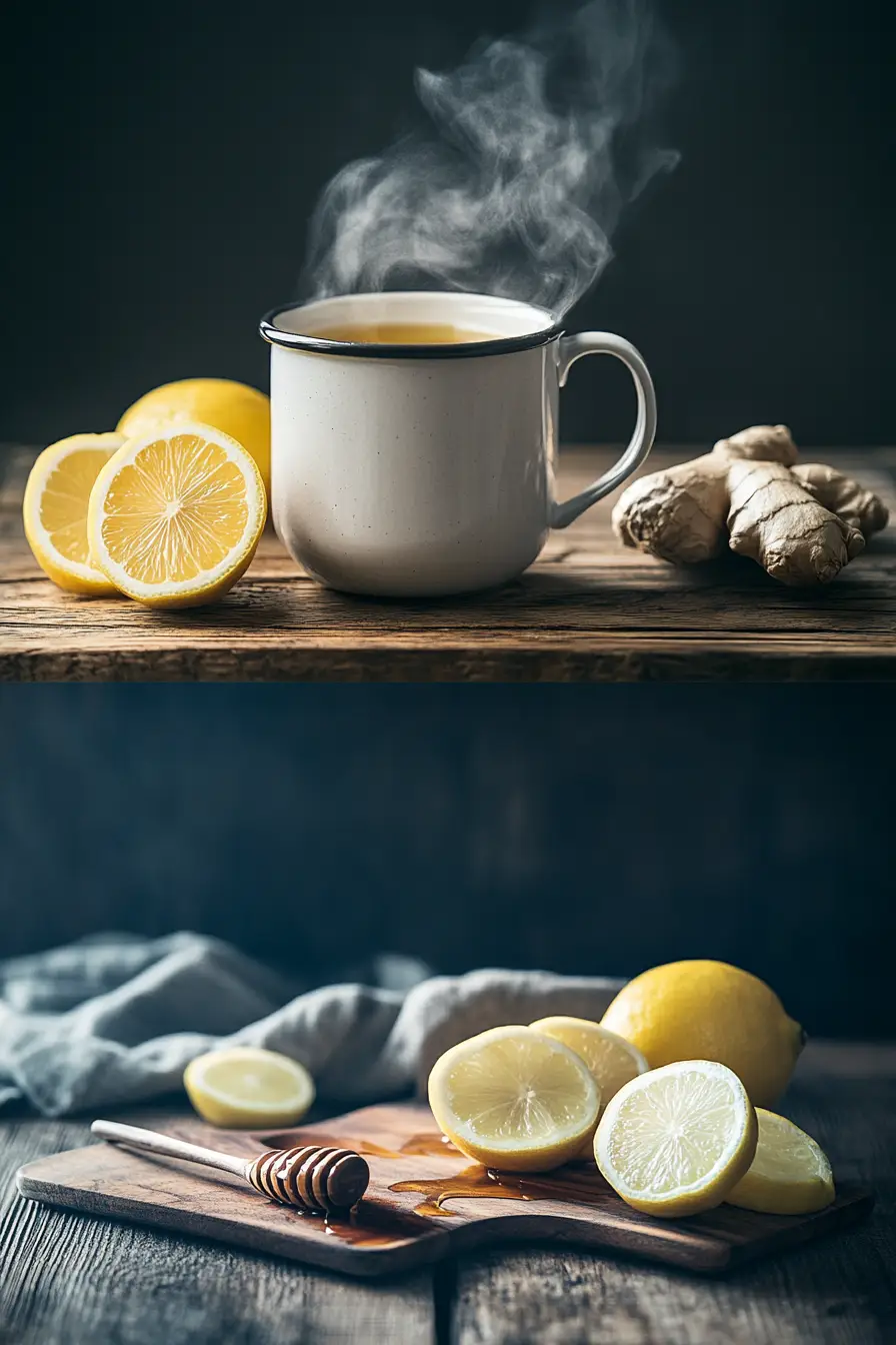 4-Ingredient Natural Mounjaro Recipe: A Simple Way to Support Your Health 10 Step-by-step prep of Mounjaro detox drink: lemon, ginger, honey, and warm water