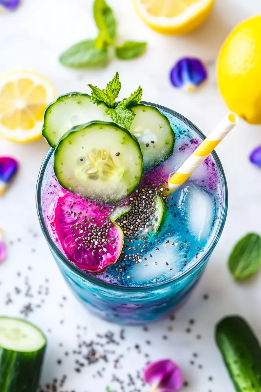 What Is the Natural Mounjaro Recipe? (Full Explanation) 10 Variation of natural Mounjaro drink with chia seeds, dragon fruit, and herbs
