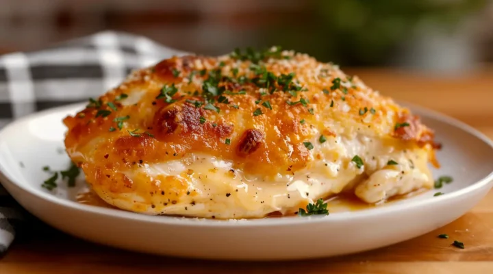 MIYM Chicken with golden cheese topping