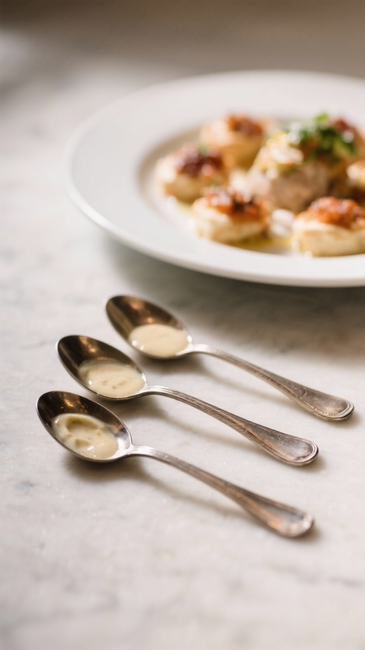 5–2 tablespoon scoop resting nearby, soft daylight, crisp composition emphasizing the technique to